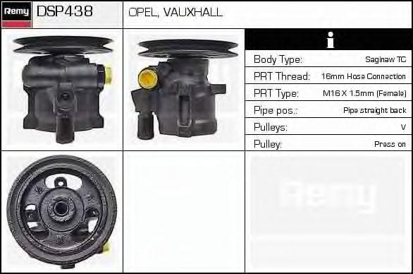 Гидравлический насос, рулевое управление DSP438 DELCO REMY