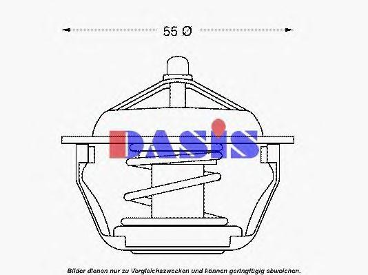 Термостат, охлаждающая жидкость 751966N AKS DASIS