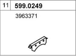 Монтажный комплект, глушитель 5990249 ASSO