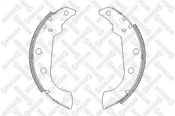 Колодки тормозные барабанные 146-101-SX STELLOX