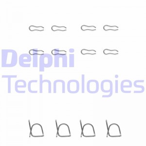 Комплектующие, колодки дискового тормоза LX0020 DELPHI