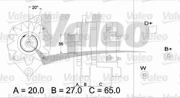 Генератор 436371 VALEO PHC