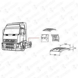 Брызговик 2FH515 COVIND