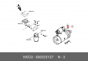 Стартер 500325137 IVECO