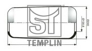 Кожух пневматической рессоры 040606006850 TEMPLIN