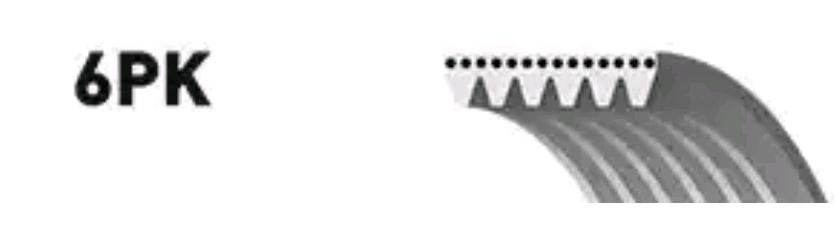 Поликлиновой ременный комплект 6-PK-1078 GATES