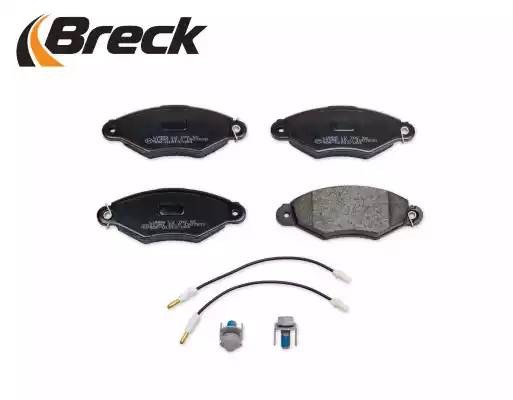 Комплект тормозных колодок, диско 219800070210 BRECK