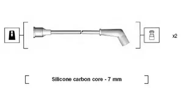 Ккомплект проводов зажигания 941094300579 MAGNETI MARELLI