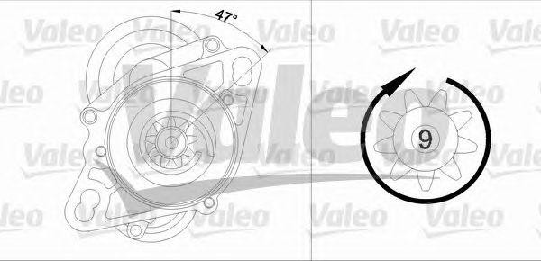 Стартер 455717 VALEO PHC