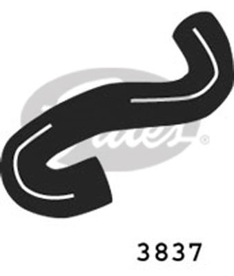 Шланг радиатора 3837 GATES