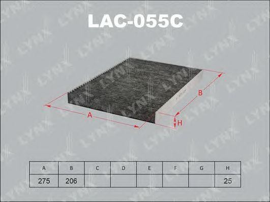 Фильтр салона LAC-055C LYNXAUTO