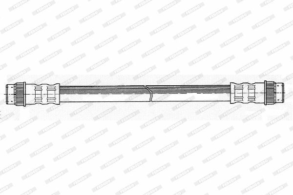 Тормозной шланг FHY2034 FERODO