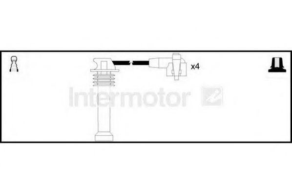 Ккомплект проводов зажигания 83007 STANDARD