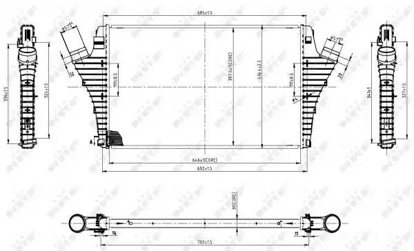 Интеркулер 30858 NRF