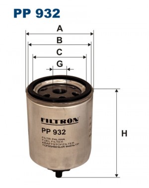 Фильтр топливный PP932 FILTRON