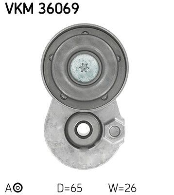 Натяжной ролик, поликлиновой  ремень VKM36069 SKF