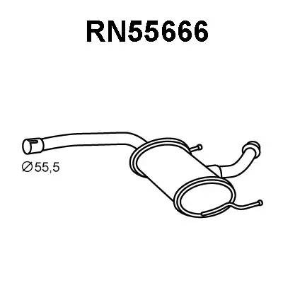 Предглушитель выхлопных газов RN55666 VENEPORTE