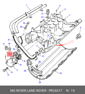 Датчик, температура охлаждающей жидкости PRC6317 LAND ROVER