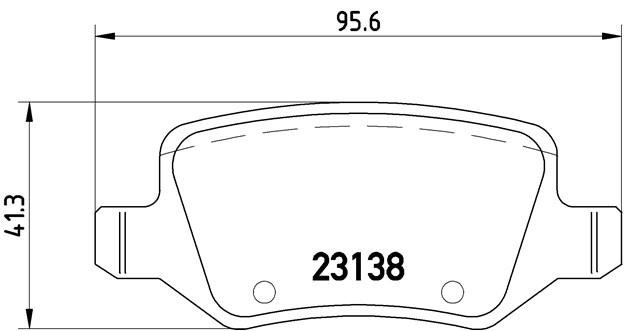 Комплект тормозных колодок, диско P50058 BREMBO