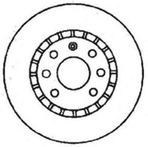 Тормозной диск 561488B BENDIX JURID