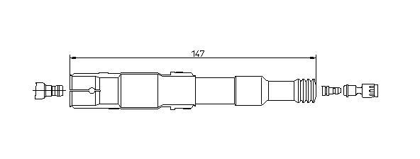 Вилка, свеча зажигания 13262A5 BREMI