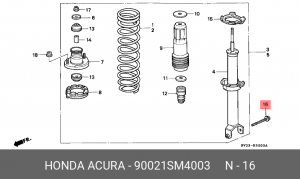 Деталь 90021SM4003 HONDA
