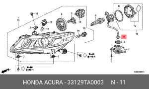 Деталь 33129TA0003 HONDA
