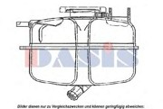 Компенсационный бак, охлаждающая жидкость 171060N AKS DASIS