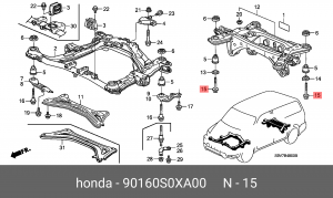 Деталь 90160S0XA00 HONDA