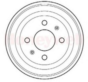 Тормозной барабан 329002B BENDIX JURID