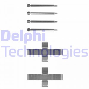 Комплектующие, колодки дискового тормоза LX0047 DELPHI