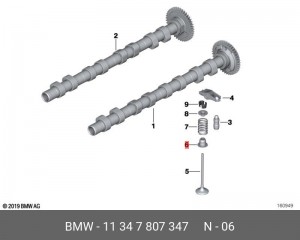 Комплект прокладок, стержень клапана 11 34 7 807 347 BMW