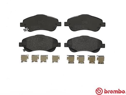Комплект тормозных колодок, диско P83046 BREMBO