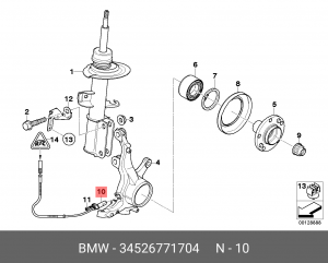 Датчик ABS 34 52 6 771 704 BMW