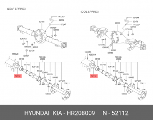Сальник ступицы колеса HR208009 HYUNDAI KIA