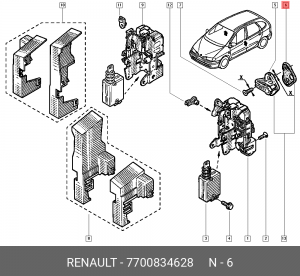 Деталь 7700834628 RENAULT
