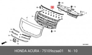 Деталь 75109SZAA01 HONDA