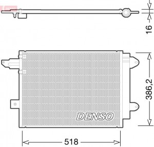 Конденсатор, кондиционер DCN02005 DENSO