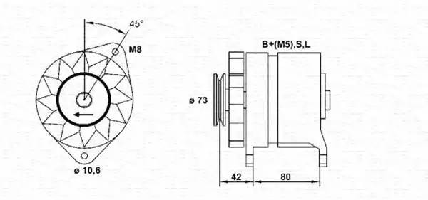 Генератор 943346056010 MAGNETI MARELLI