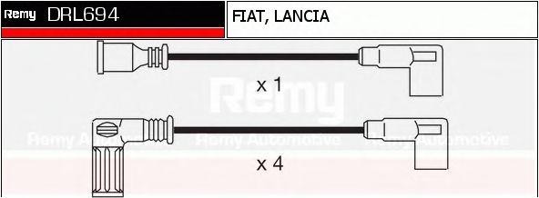 Ккомплект проводов зажигания DRL694 DELCO REMY