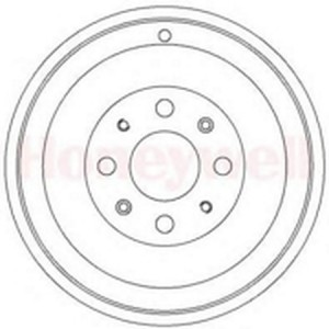 Тормозной барабан 329262B BENDIX JURID