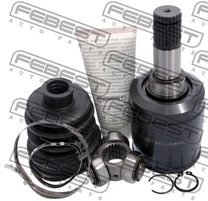 Вал привода колеса в сборе с ШРУСами 0511-323FLH FEBEST