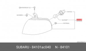 Деталь 84101AC040 SUBARU