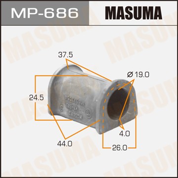 Втулка стабилизатора MP686 MASUMA