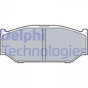 Комплект тормозных колодок, диско LP490 DELPHI