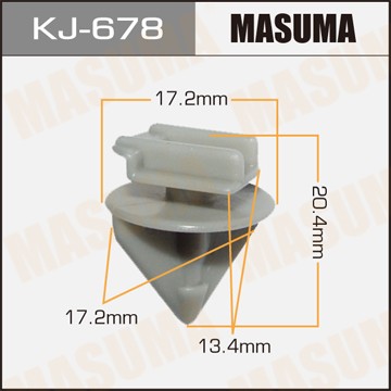 Клипса крепежная KJ678 MASUMA