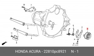 Выжимной подшипник 22810PC8921 HONDA