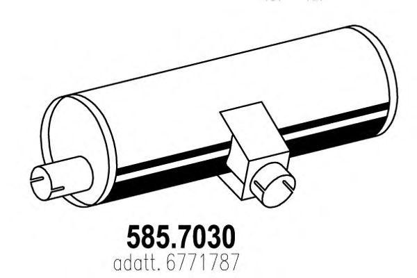 Система выпуска ОГ 5857030 ASSO