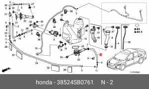 Деталь 38524SB0761 HONDA