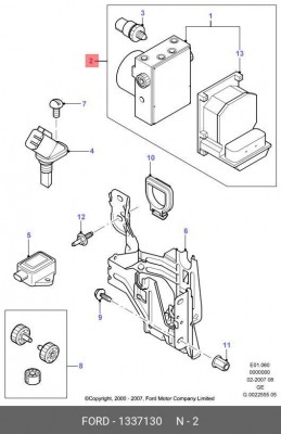 Гидроагрегат, тормозная система 1 337 130 FORD